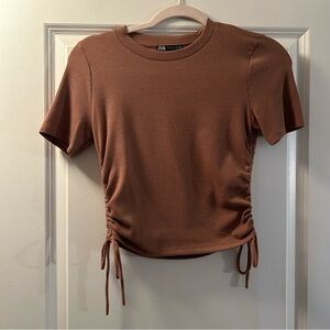 ZARA cinch side top